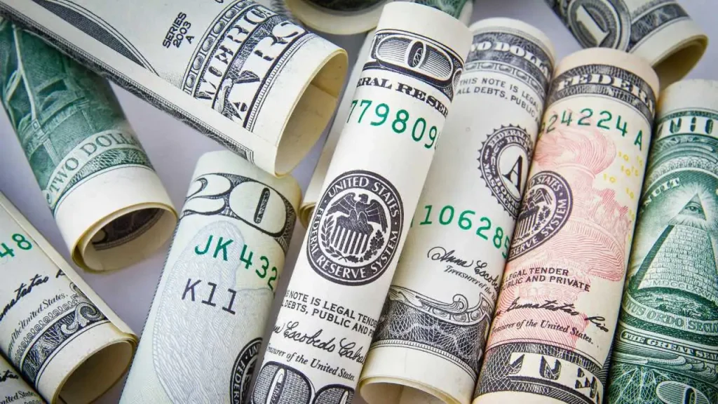 Bundles of dollars depicting God's Standard on Making Money