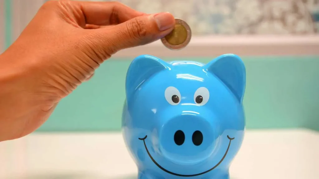 A piggy box depicting the World standard for making money
