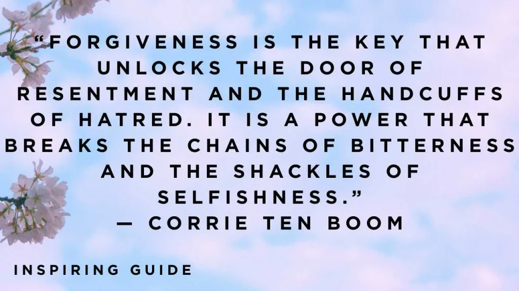 Corrie Ten Boom quotes on forgiveness