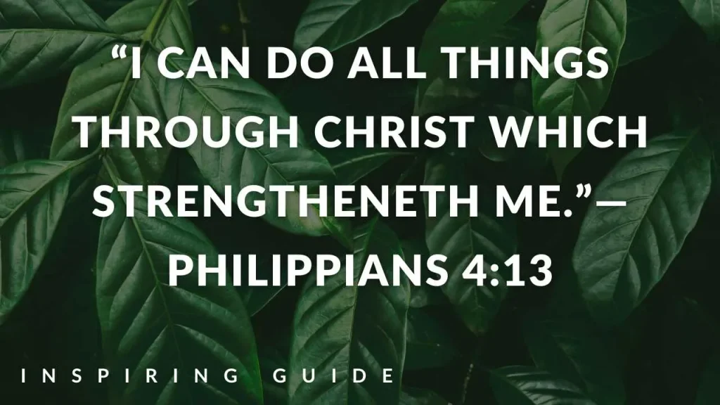 Biblical quotes on strength