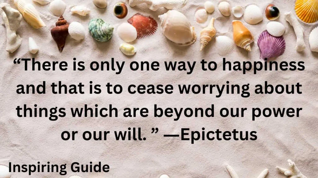 Epictetus quotes on happiness and Joy