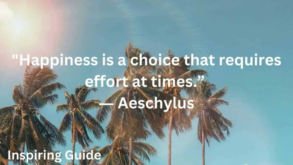 Aeschylus Quotes on happiness and Joy