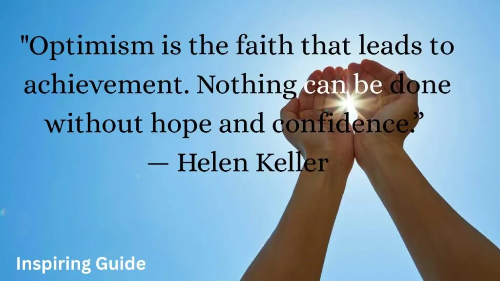 Helen Keller hope quotes