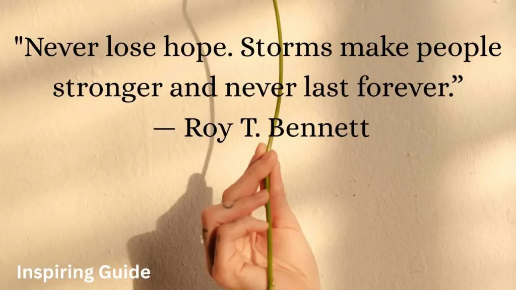 Roy Bennett quotes about hope
