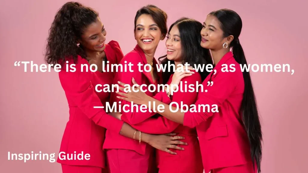 Michelle Obama encouraging quotes for a woman