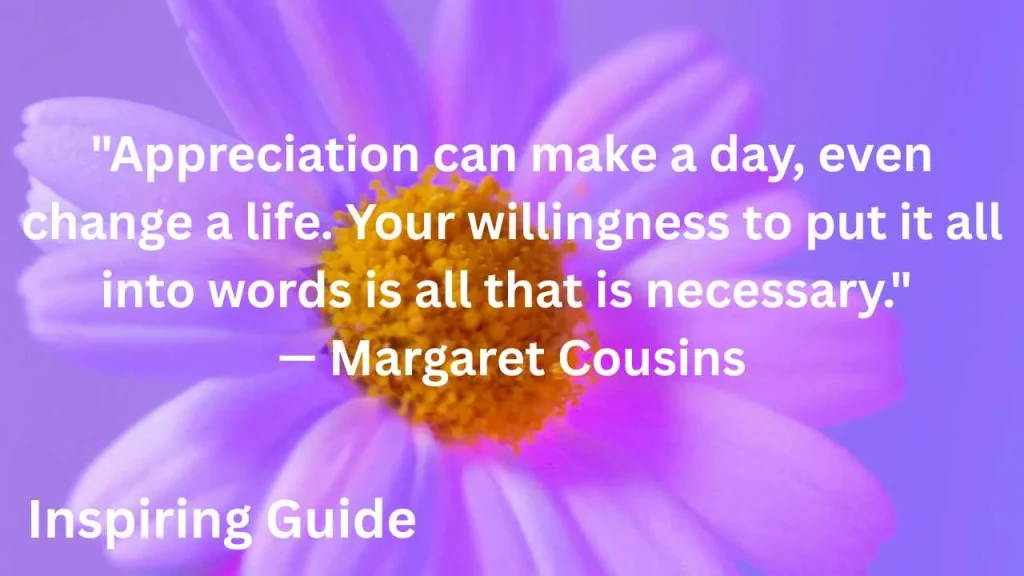 Margaret cousins quotes on gratitude