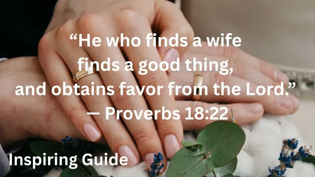 Bible verse about wedding