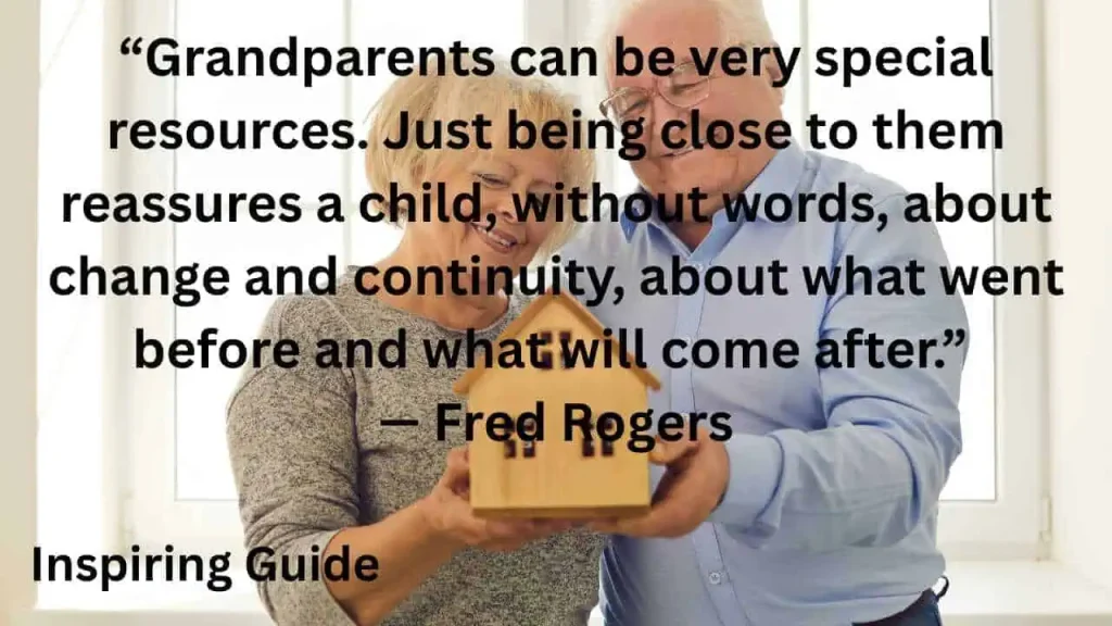 Fred Rogers grandfather and grandmother quotes