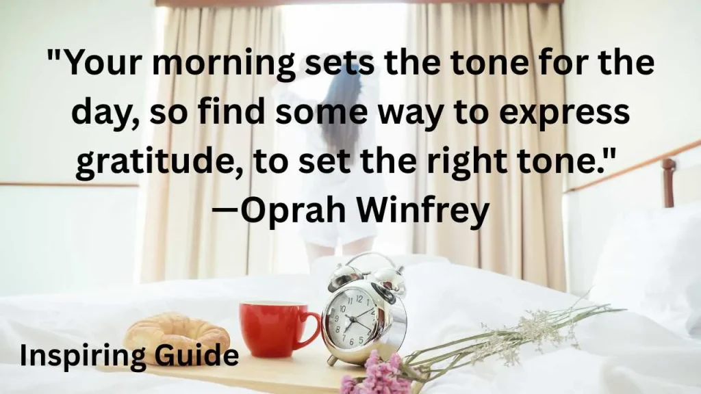 Oprah Winfrey inspired good morning quotes