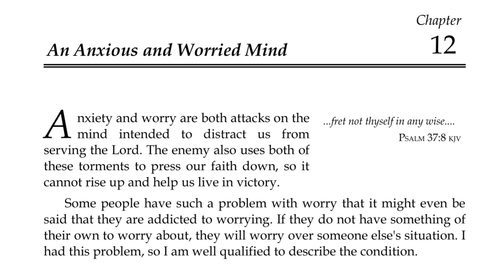 Chapter 12 of the battlefield of the mind book