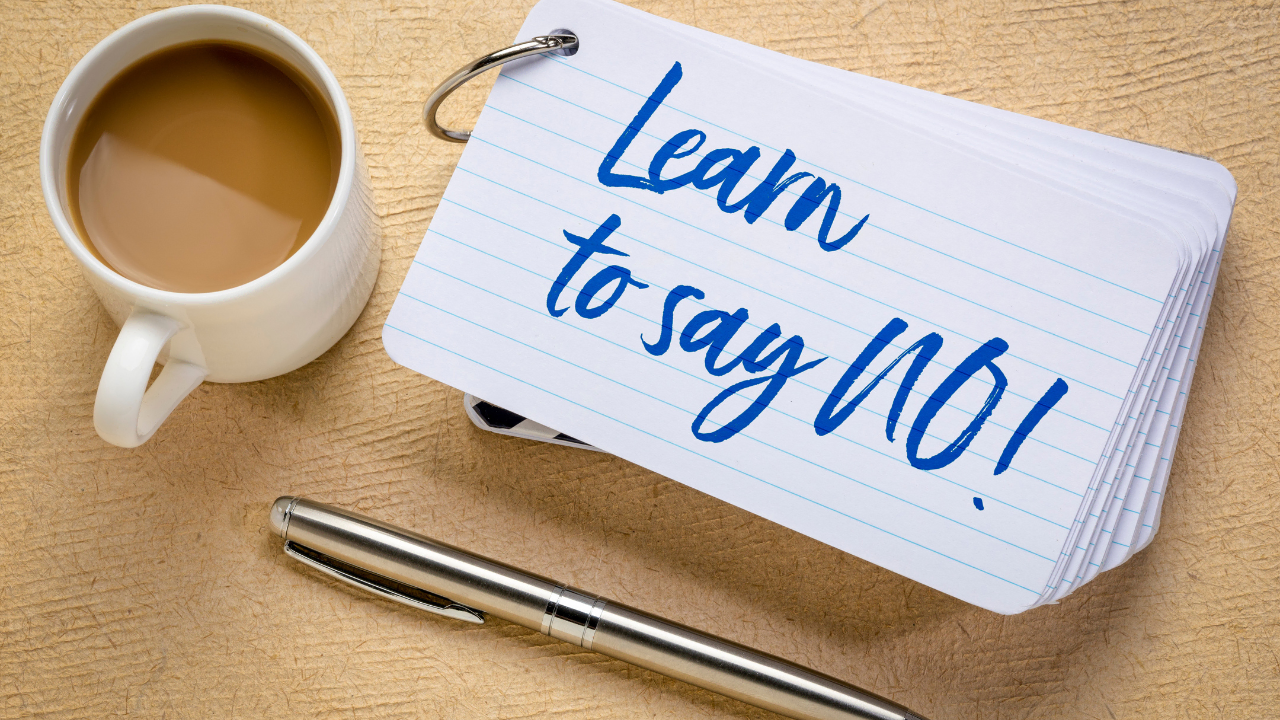 How to set boundaries and saying no without guilt
