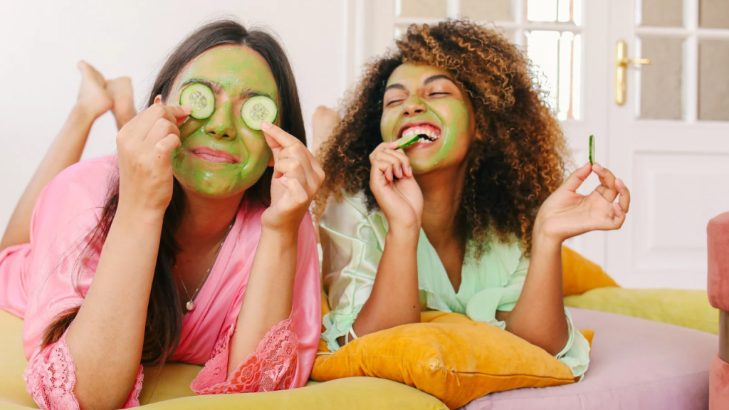 Two lady at a spa depicting how to Journey Back to Your Strengths 