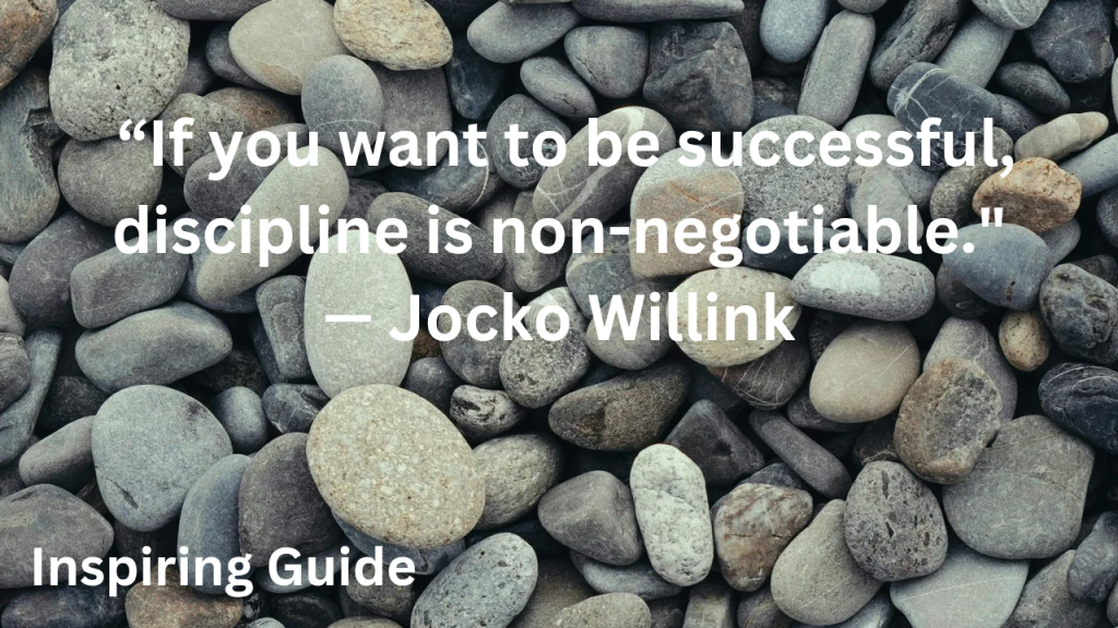 Short quotes on discipline 