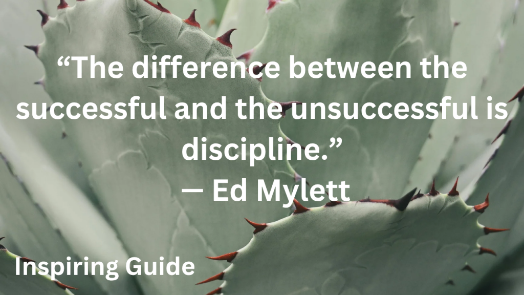 Quotes on Discipline 
