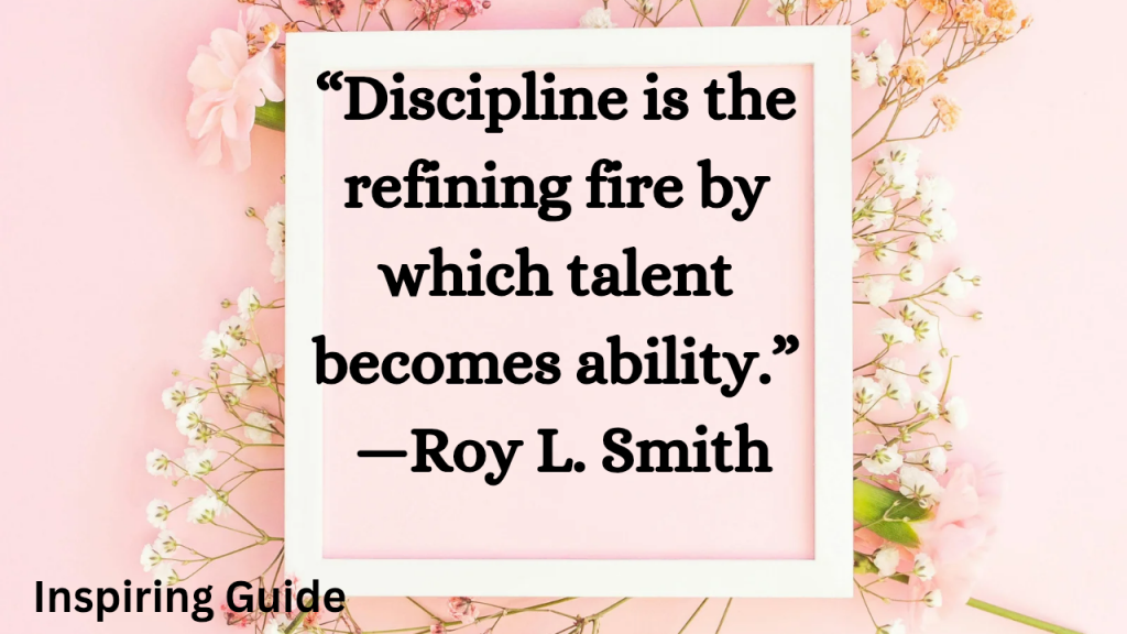 Quotes on Discipline 