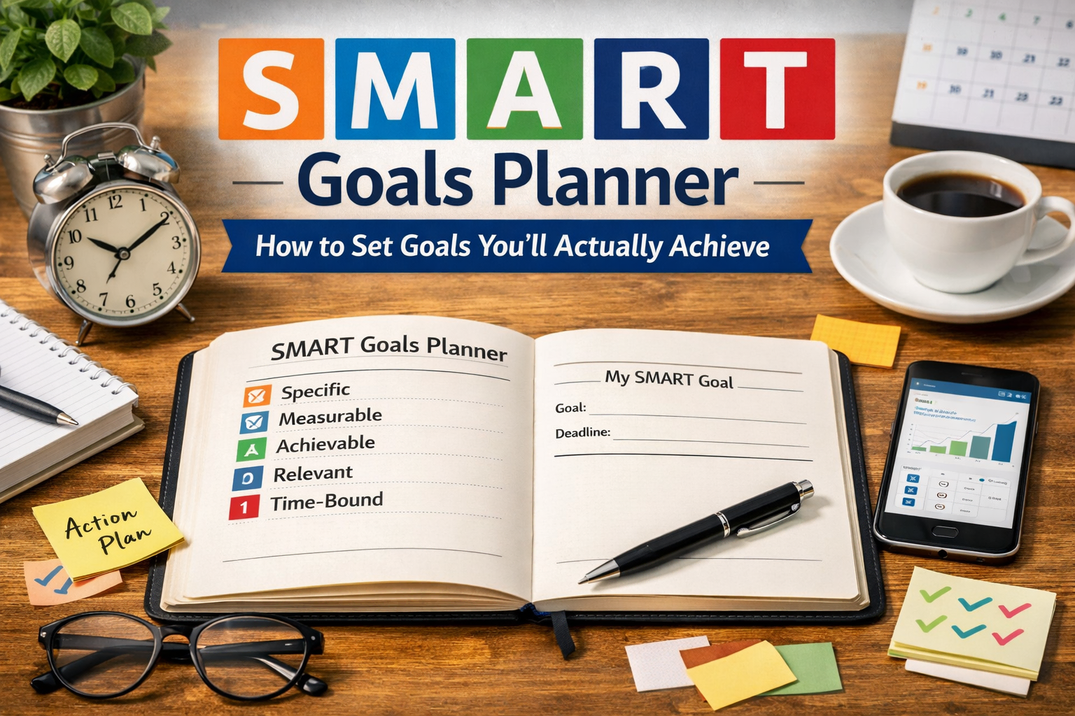 SMART Goal Planner 2 A diagram showing SMART Goals Planner