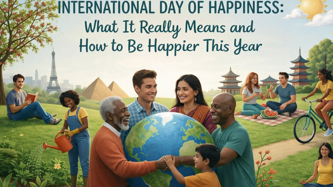 International Day of Happiness and how to be happier