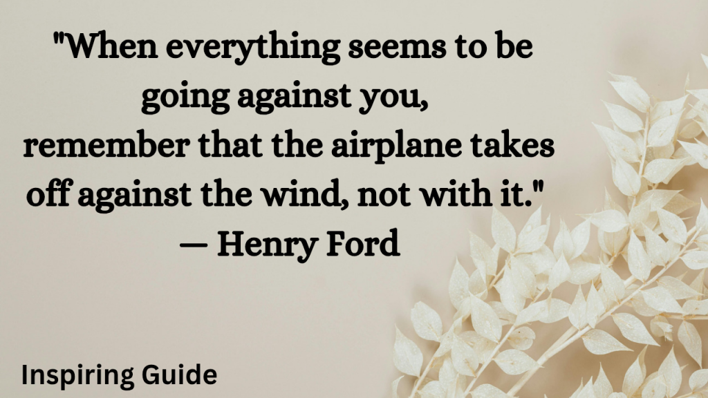 Quotes on perseverance by Henry Ford