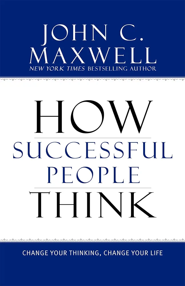 The book cover of how successful people think