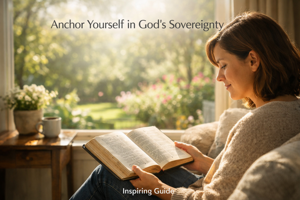 A lady reading the Bible depicting trusting in God as a way to overcome the fear of the unknown 