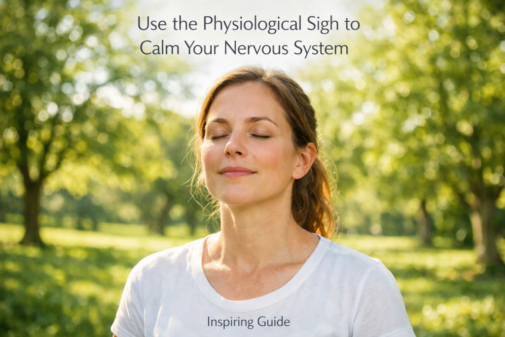 A lady sighing depicting physiological way to overcome the fear of the unknown 