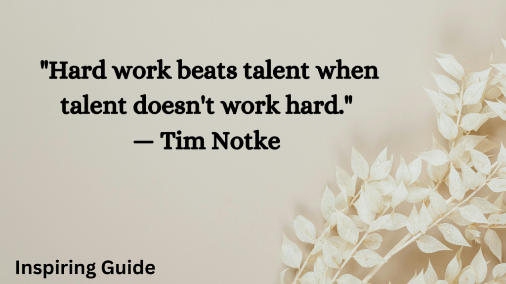 Quotes on Hard Work for Success and Discipline
