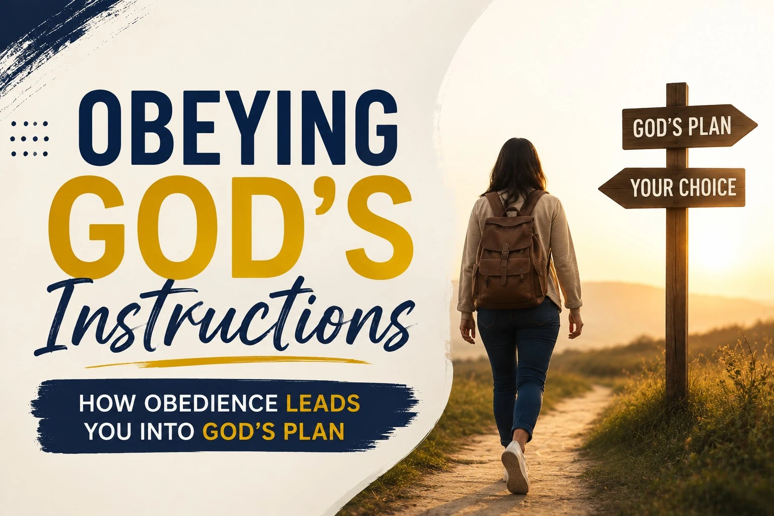 obeying God's instructions