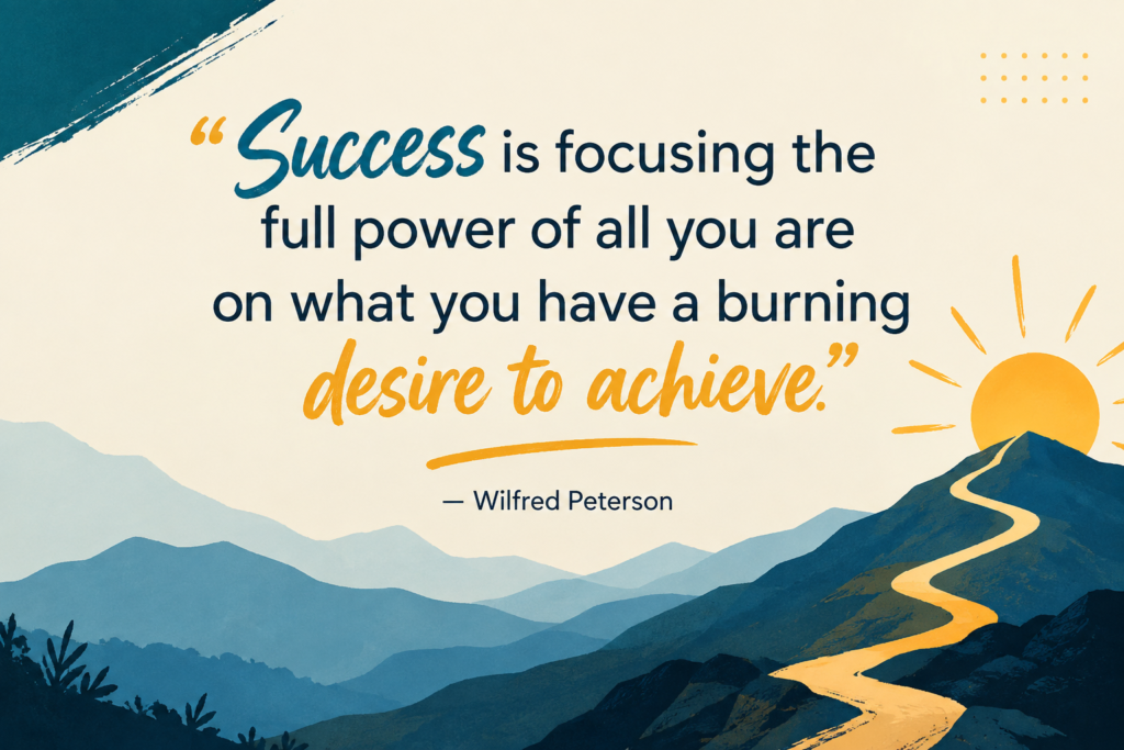 Goal setting quotes for success